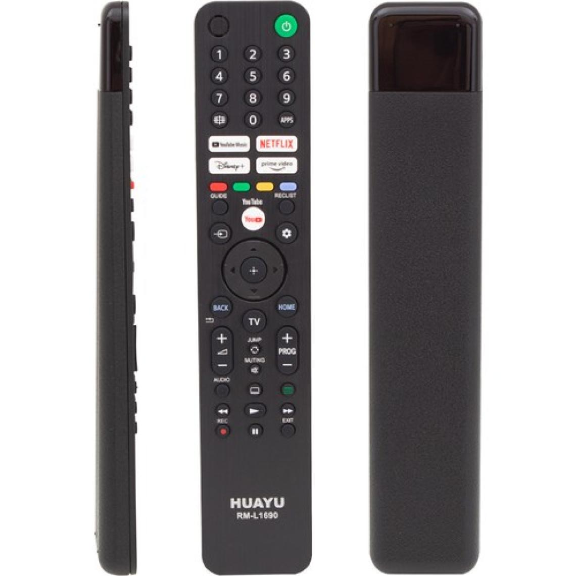 Huayu Kl Sony RM-L1690 Netflıx-Youtube-Prime Vıdeo-Dısney+ Tuşlu LCD LED Tv Kumanda Blisterli
