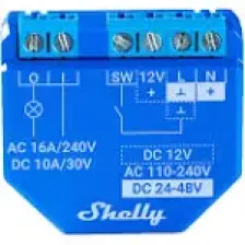 Shelly Plus 1 Wi-Fi ve Bluetooth Akıllı Röle
