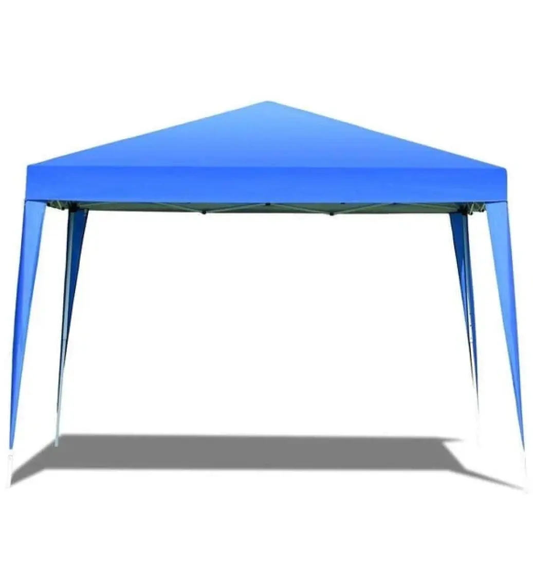 Begin Power Gazebo Çardak Bahçe Kamelyası Gölgelik 240 x 240 cm Tente Mavi