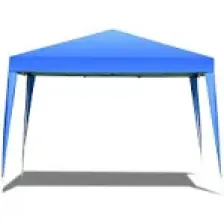 Begin Power Gazebo Çardak Bahçe Kamelyası Gölgelik 240 x 240 cm Tente Mavi