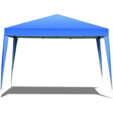 Begin Power Gazebo Çardak Bahçe Kamelyası Gölgelik 240 x 240 cm Polyester Tente Mavi