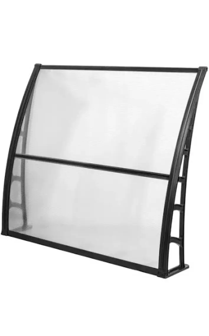 Gardenplast Lupın Kapı Pencere Üstü Pratik Sundurma 105X120 - Şeffaf