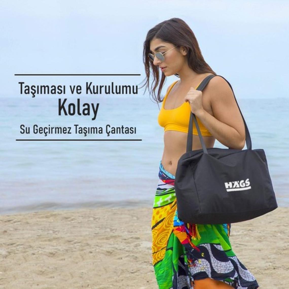 Haegs Plaj Gölgelik Tente Deniz Çadırı, Sahil Plaj Gölgeliği Kanopy Plaj Çadırı 250X250CM Açık Mavi
