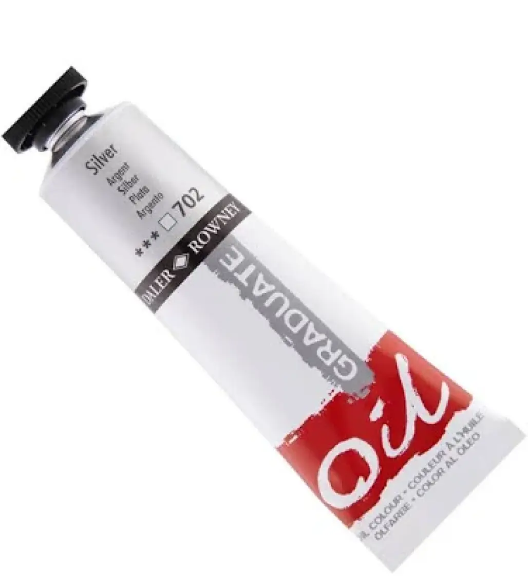 Graduate 38 ml Yağlı Boya 702 Silver