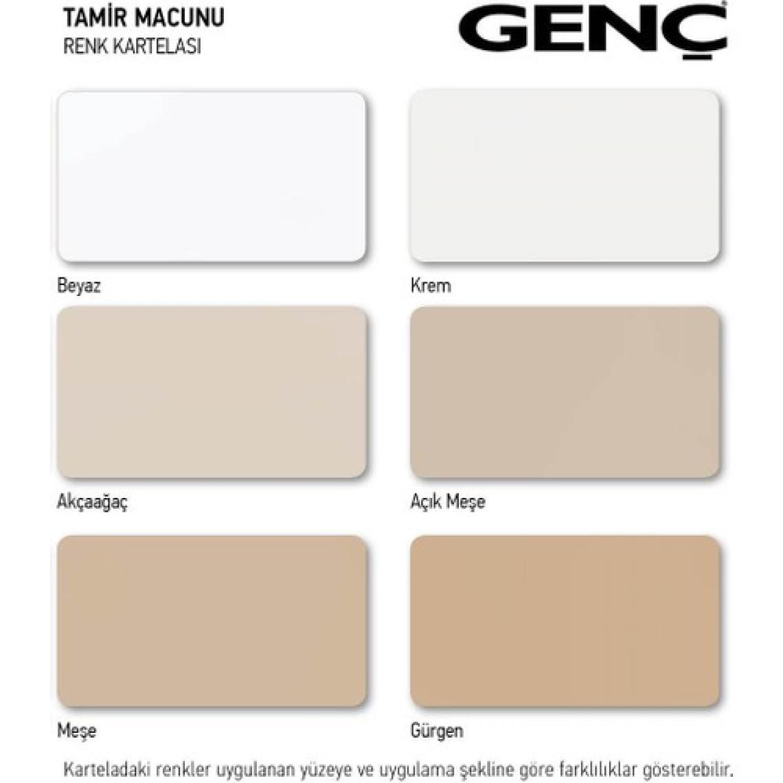 Genç İç ve Dış Cephe Tamir Macunu Gürgen 230 gr
