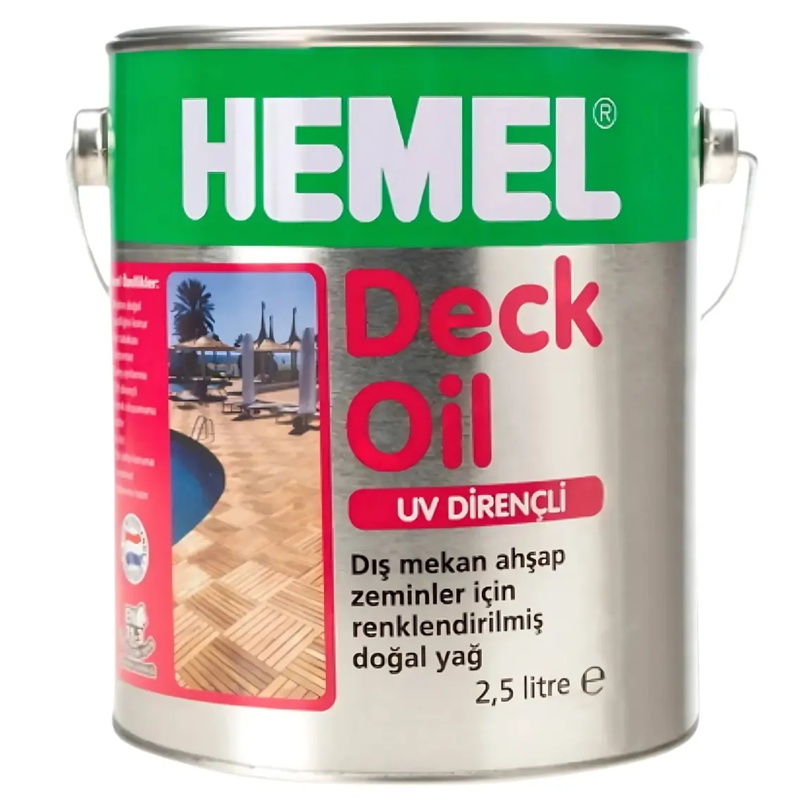 Hemel Deck Oil Renk Deck Boyası 2,5 Lt