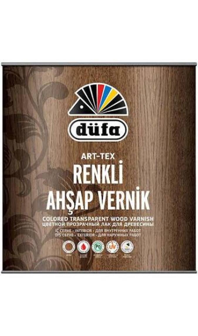 Düfa ART-TEX Renkli Ahşap Verniği 9501 Siyah 0.75 l