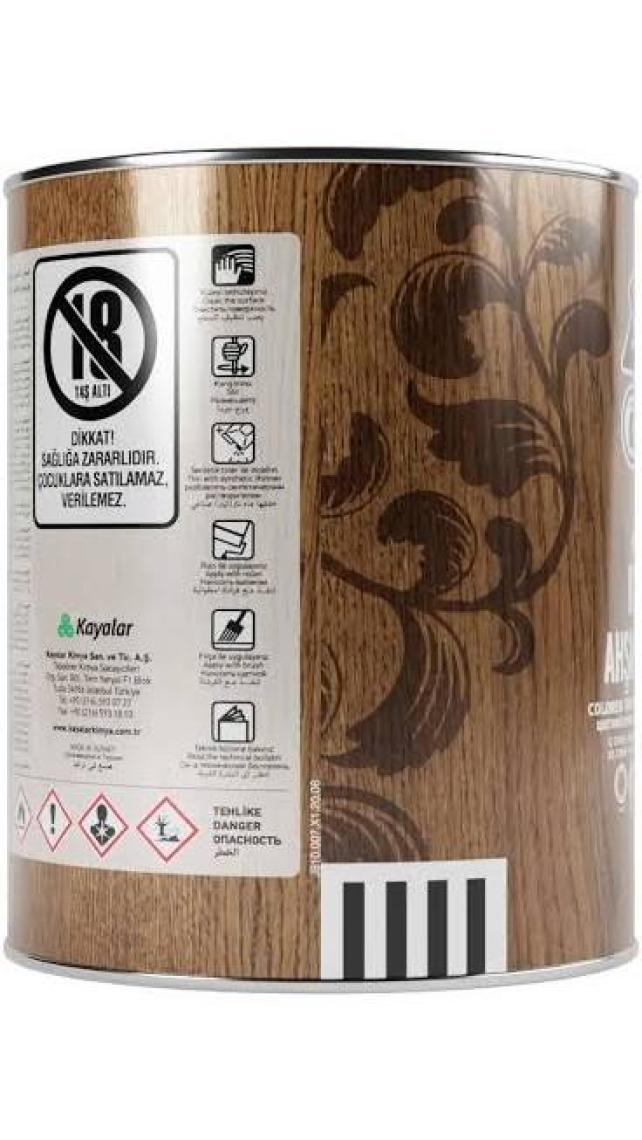 Düfa ART-TEX Renkli Ahşap Verniği 9501 Siyah 0.75 l
