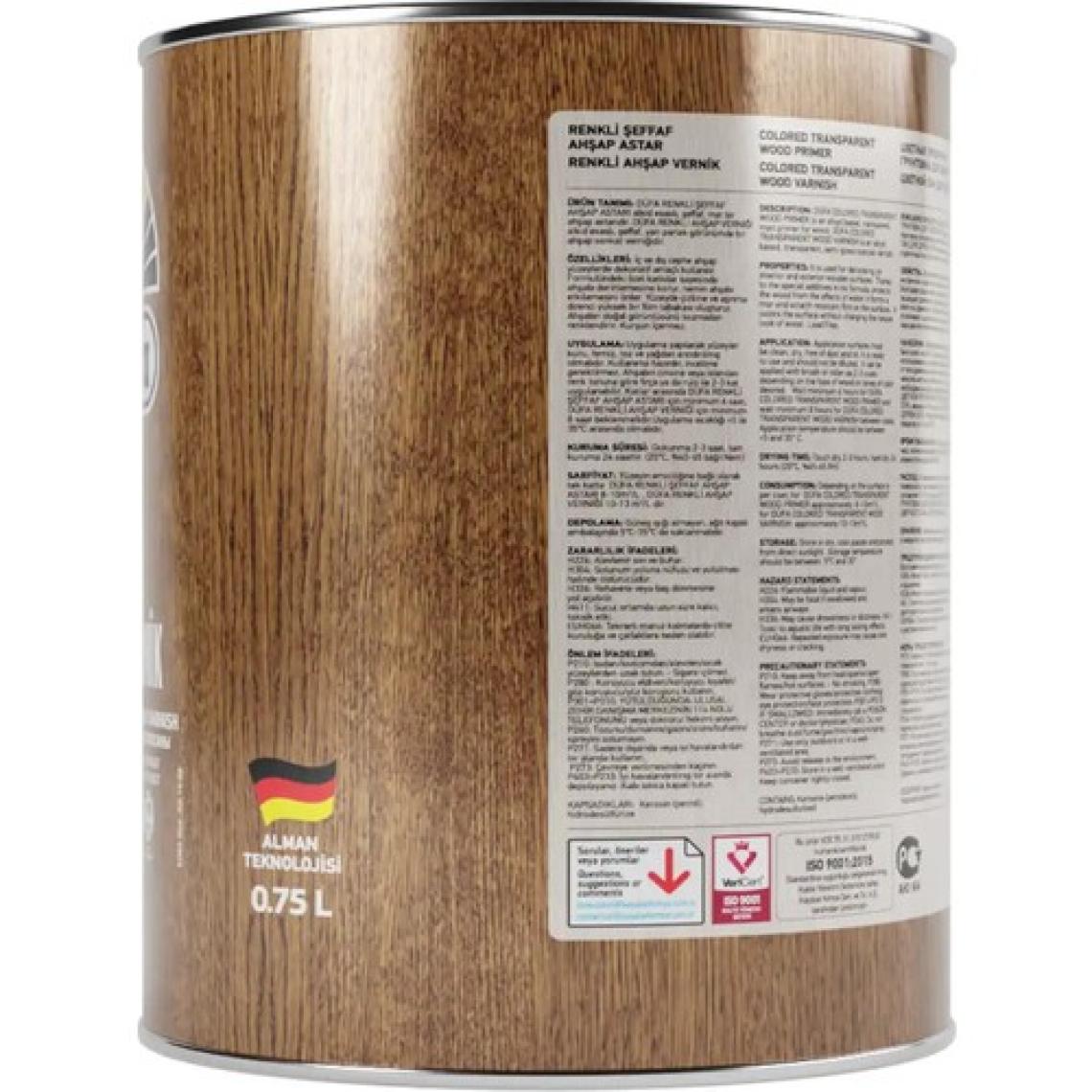 Düfa ART-TEX Renkli Ahşap Verniği 8955 Fındık 0.75 l