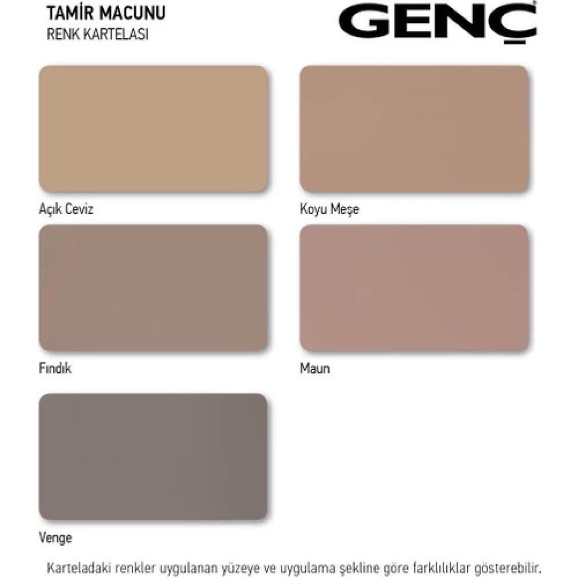 Genç İç ve Dış Cephe Tamir Macunu Kayın 230 gr