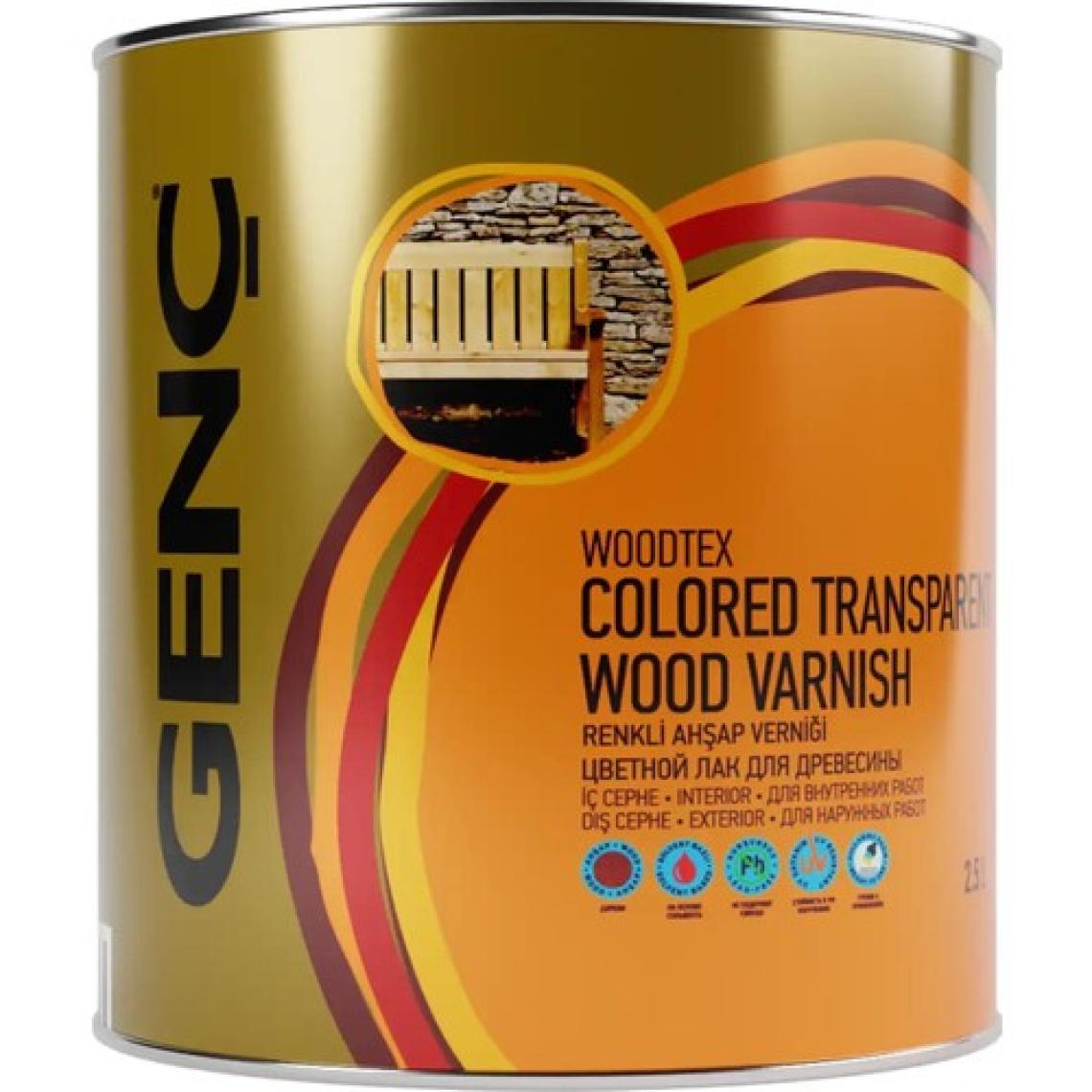 Genç Renkli Ahşap Vernik 6916 Yeşil 2.5 l