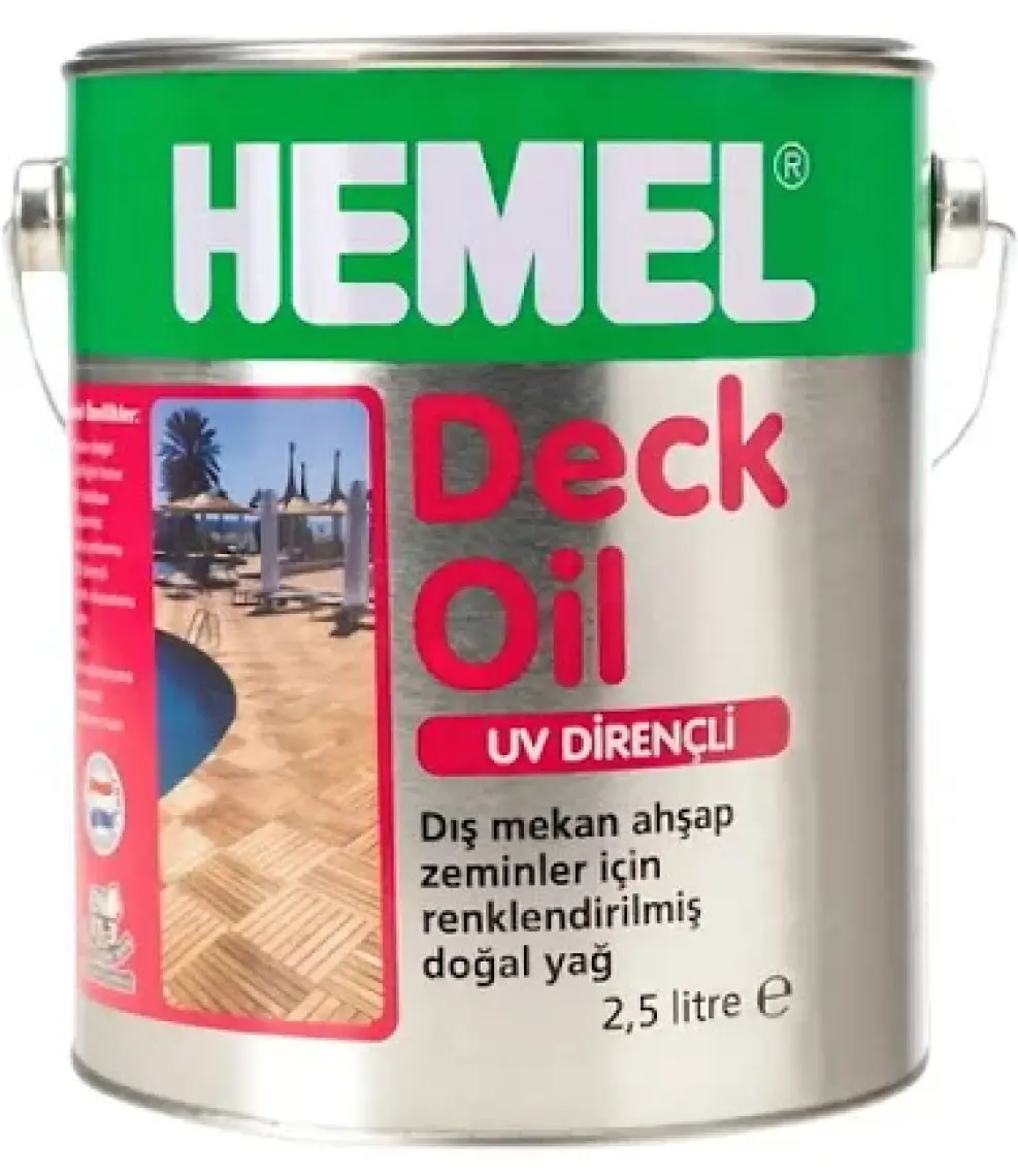 Hemel Deck Oil Renk Deck Boyası 2,5 Lt