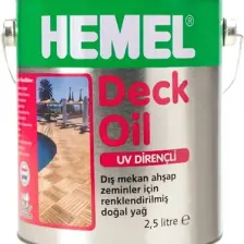 Hemel Deck Oil Renk Deck Boyası 2,5 Lt