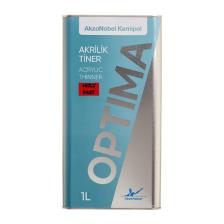 AkzoNobel Optima Üniversal Akrilik Tiner Hızlı 1 Lt