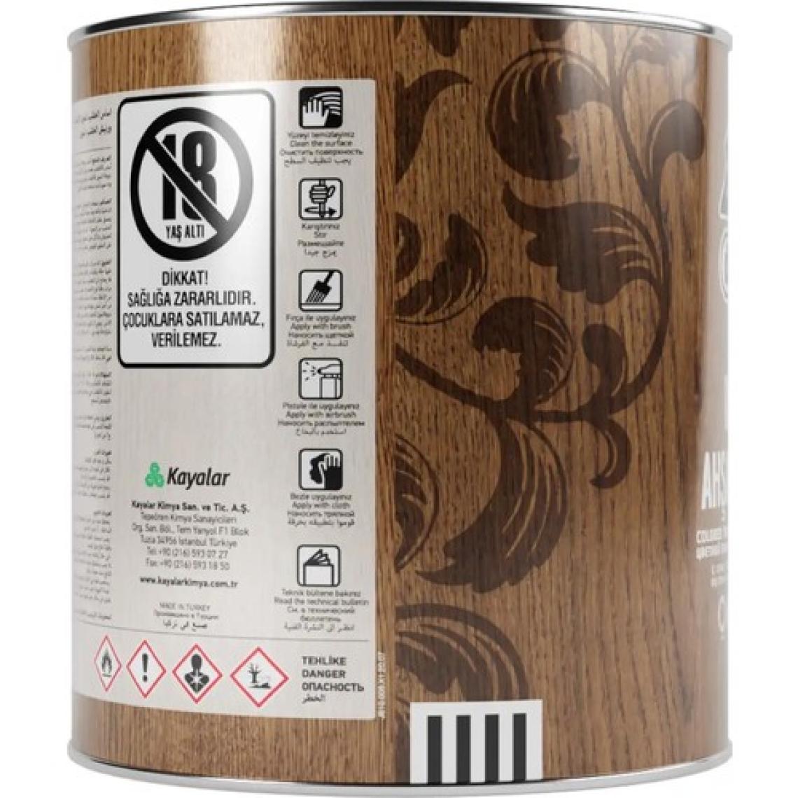 Düfa ART-TEX Renkli Ahşap Verniği 3650 Koyu Meşe 2.5 l