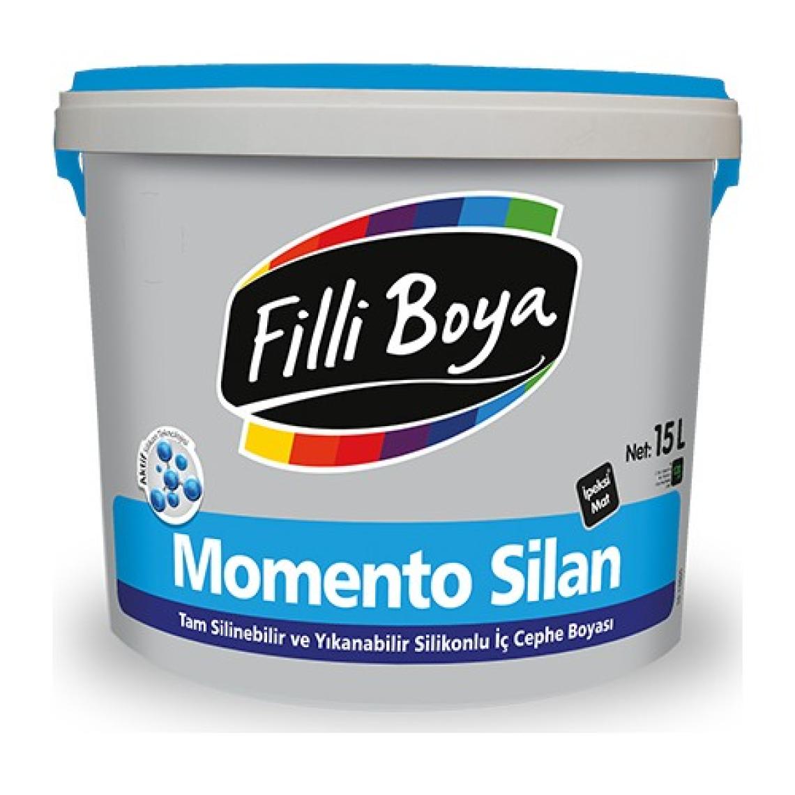 Filli Boya Momentosilan Silikonlu İç Cephe Boyası 2,5 L Andezit 20