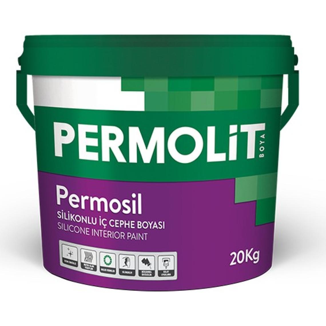 Permolit Permosil Silikonlu Iç Cephe  1115-BUZ Mavisi 20 kg