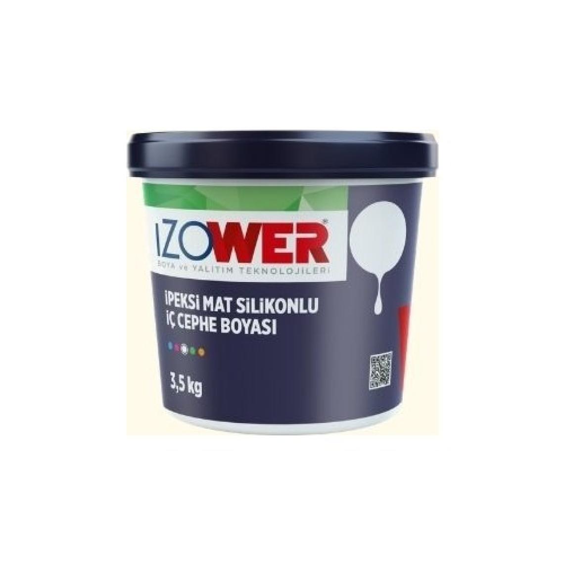 Izower Ipeksi Mat Silikonlu Iç Cephe Boyası ( Silinebilir ) - Damla 10 ( 3.5kg )