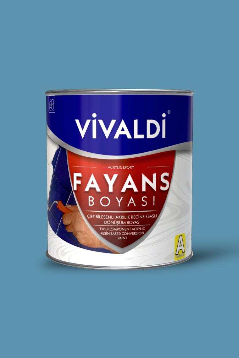 Vivaldi Fayans Boyası - Astar ve Vernik Gerektirmeyen Boya - Sınırsız Renk 1 kg