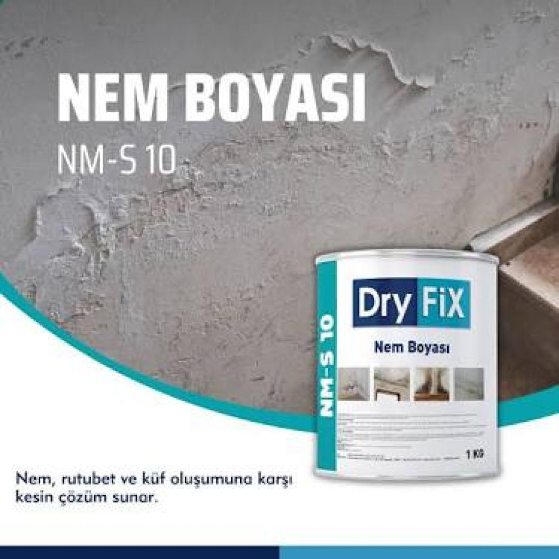 Dryfix Nm-S 10 Kokusuz Nem Boyası 1 kg Beyaz