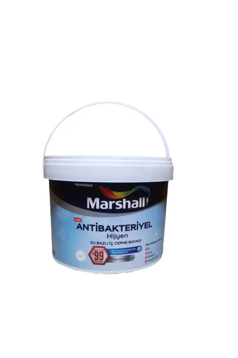 Marshall Antibakteriyel Hijyen Silinebilir İç Cephe Boyası 2.5Lt