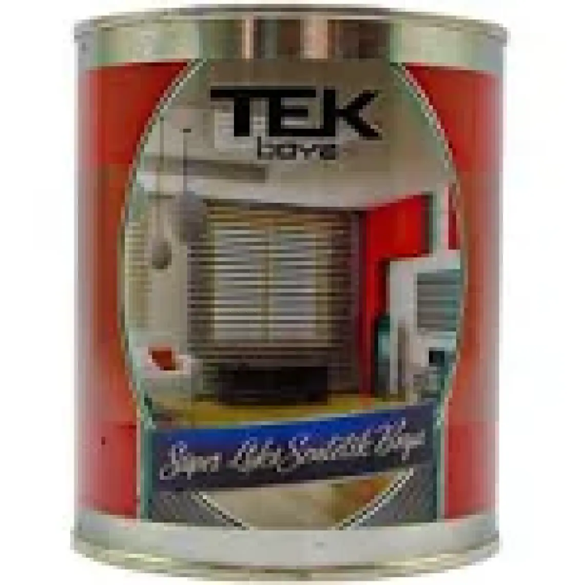 Tek Boya Tek Süper Sentetik Yağlı Boya Kırmızı 2.5 Lt