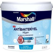 Marshall Antibakteriyel Hijyen Silinebilir İç Cephe Boyası 2.5Lt