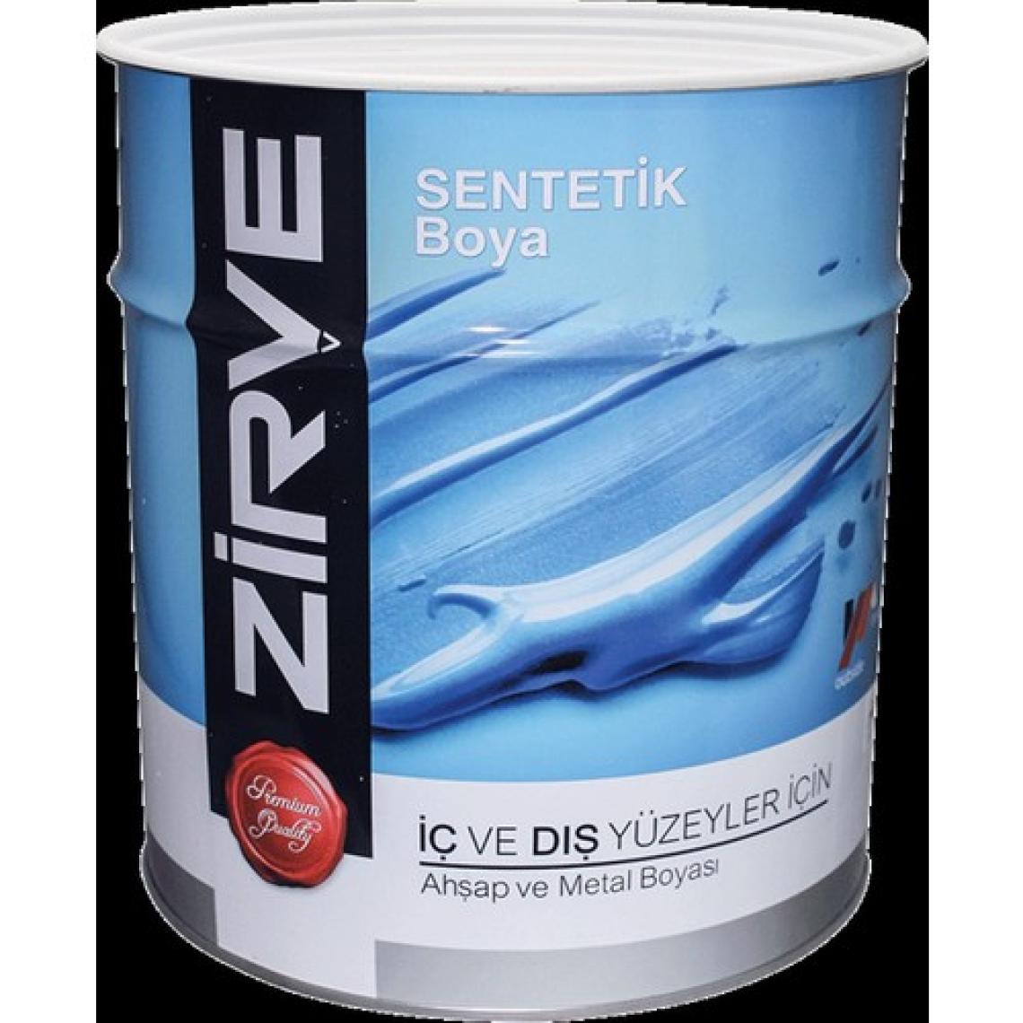Zirve Sentetik Yağlı Boya Metal Ahşap Boyası 2 Lt Renk: Açık Kahve