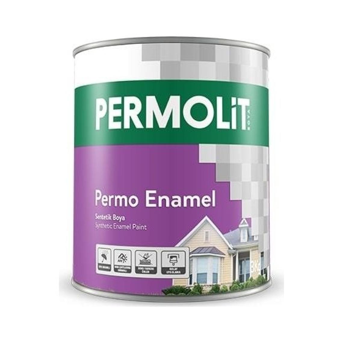 Permolit Enamel Sentetik Yağlı Boya Sütlü Kahve 2,5 lt
