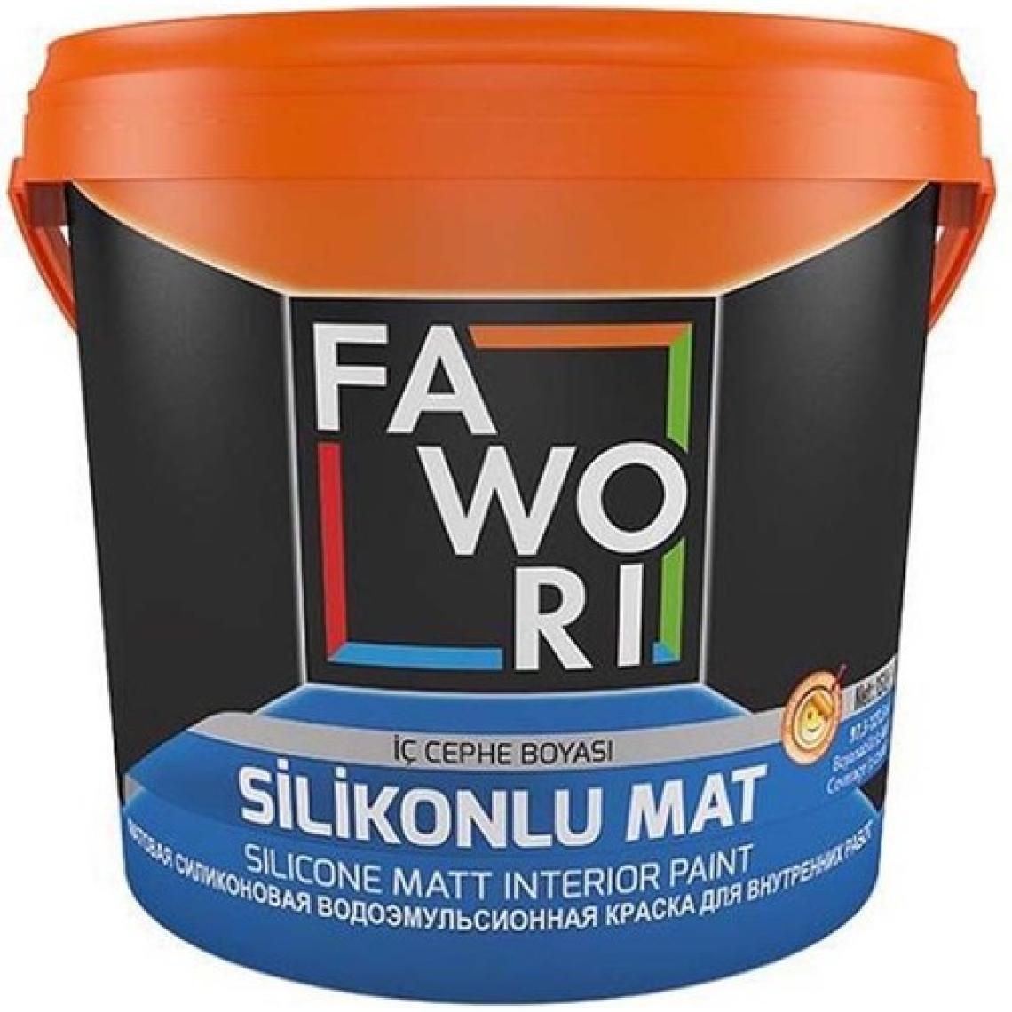 Fawori Silikonlu Mat Iç Cephe Boyası 3.5 kg Mercan