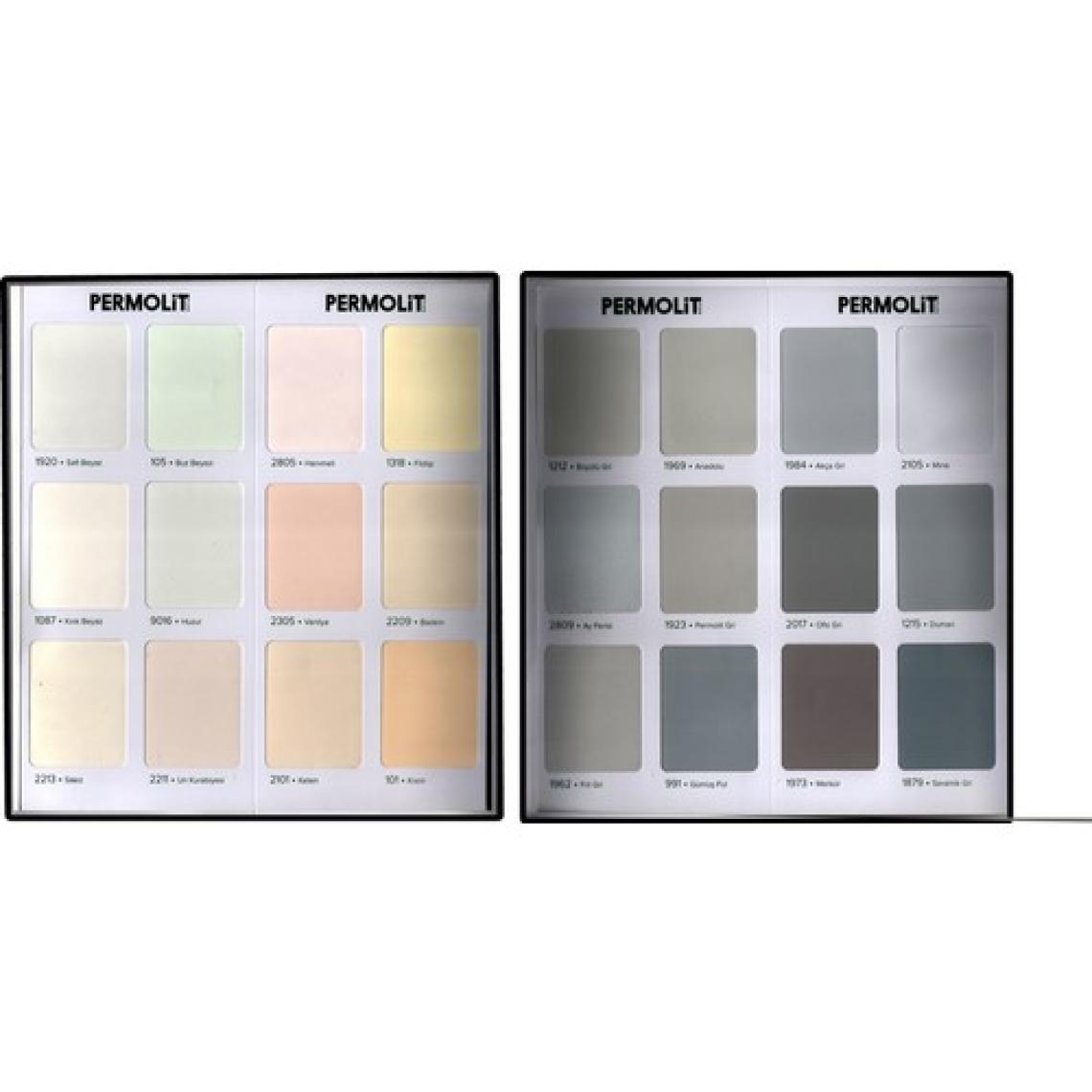 Permolit Permosil Silikonlu Iç Cephe  105-BUZ Beyazı 20 kg