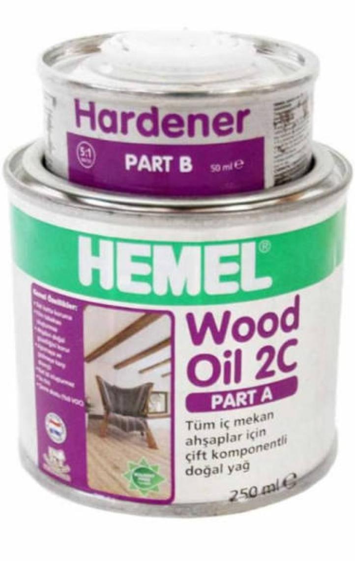Hemel Wood Oil 2C Set Yağ İç Mekan 0,30 Lt