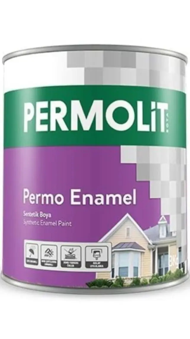 Permolit Enamel Sentetik Yağlı Boya Boncuk Mavi 2,5 lt