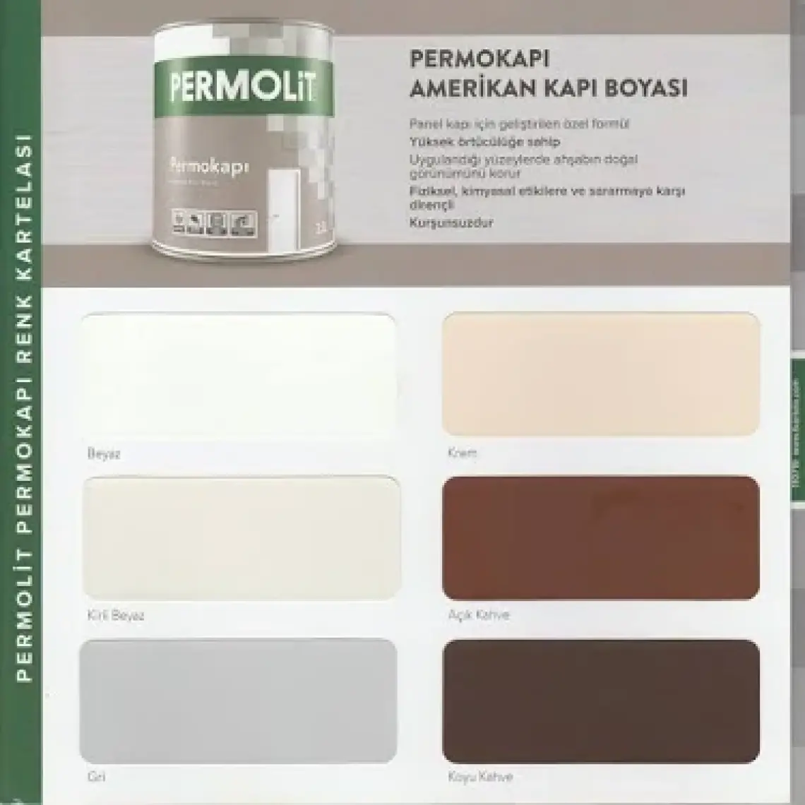 Permolit Enamel Sentetik Yağlı Boya Boncuk Mavi 2,5 lt