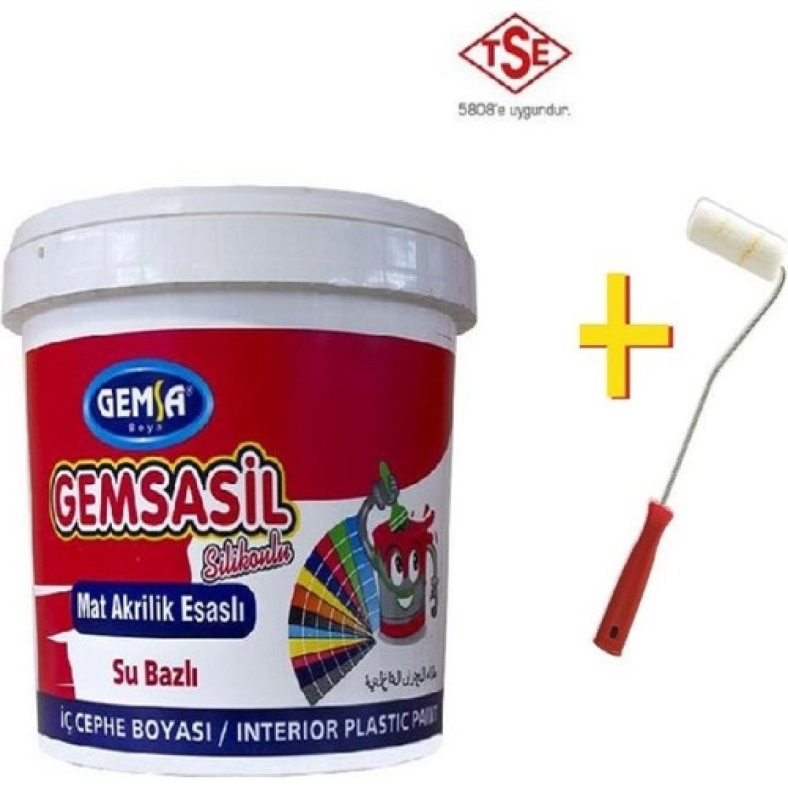 Gemsasil Silikonlu Plastik Su Bazlı Iç Cephe Boyası 10 kg Turkuaz