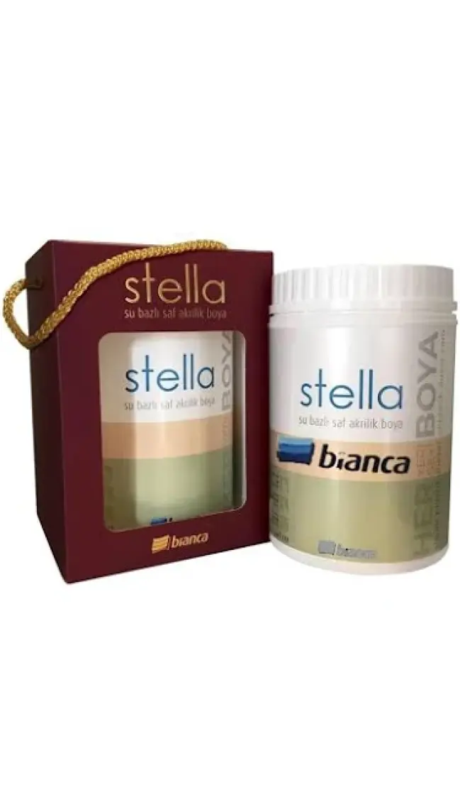 Bianca Stella Su Bazlı Saf Akrilik Boya 0.5 Lt - Krem