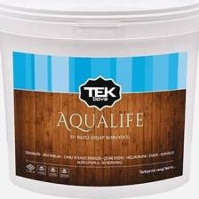 Tek Boya Aqualife Su Bazlı Ahşap Koruyucu Kokusuz 2,5 Litre Kestane..