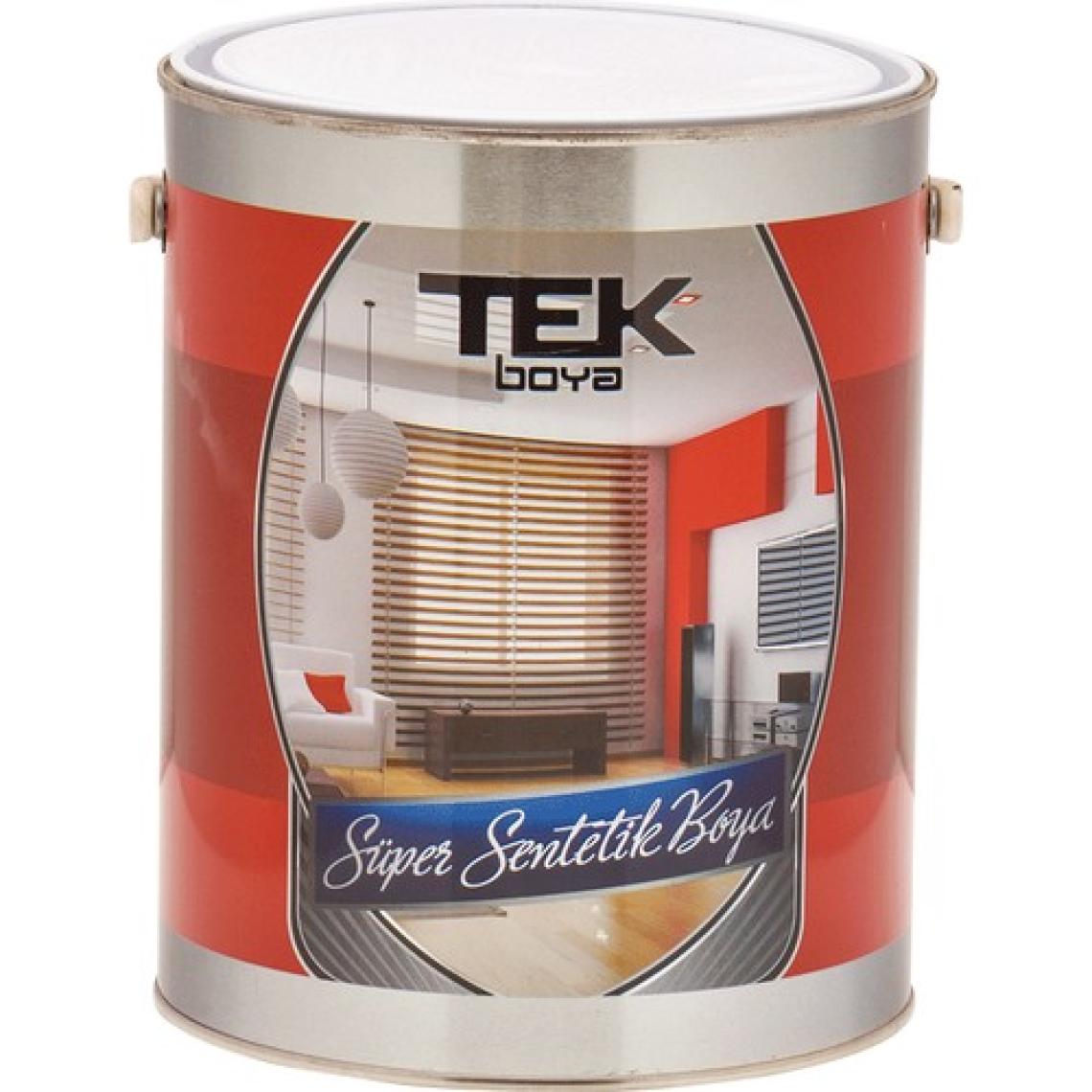 Tek Boya Süper Lüks Sentetik Yağlı Boya 0,175LT  Koyu Kahve