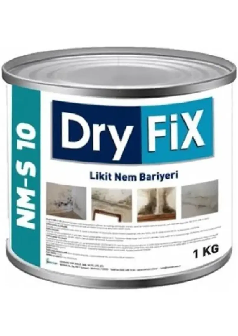 Dryfix Nm-S 10 Kokusuz Nem Boyası 1 kg Beyaz