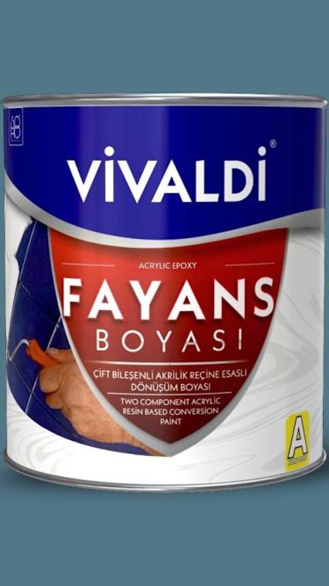 Vivaldi Fayans Boyası - Astar ve Vernik Gerektirmeyen Boya - Sınırsız Renk 1 kg