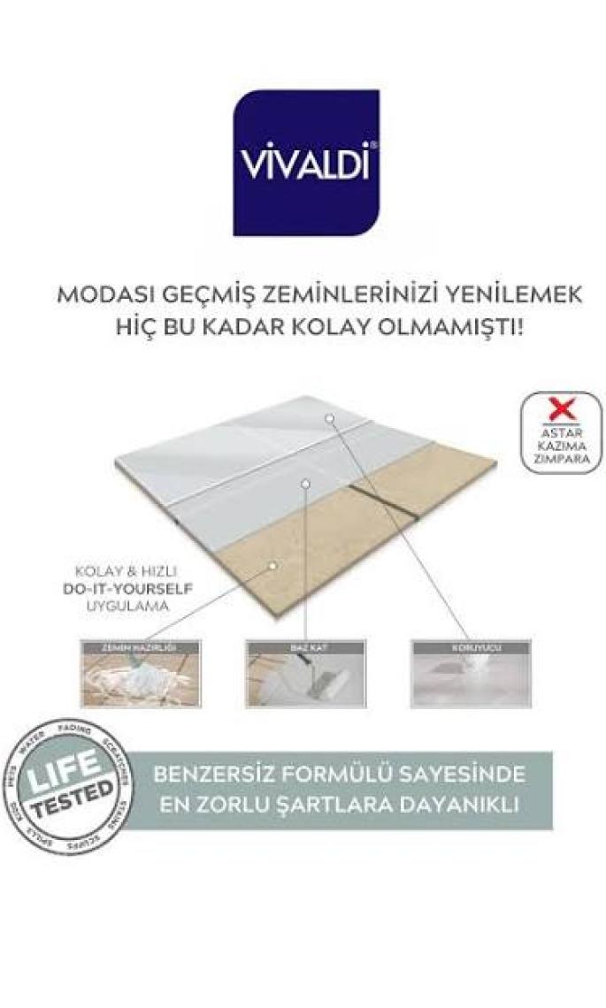 Vivaldi Fayans Boyası - Astar ve Vernik Gerektirmeyen Boya - Sınırsız Renk 1 kg