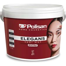 Polisan Elegans Extra Yarı Mat Silikonlu Iç Cephe Boya - 4485-KADIFE Gri Cİ-7624 - 15 Lt