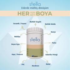 Bianca Stella Su Bazlı Saf Akrilik Boya 1 lt 1424 Soft Mavi