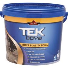 Tek Boya Tek Süper Plastik Boya Bayrak Kırmızı 7.5 lt