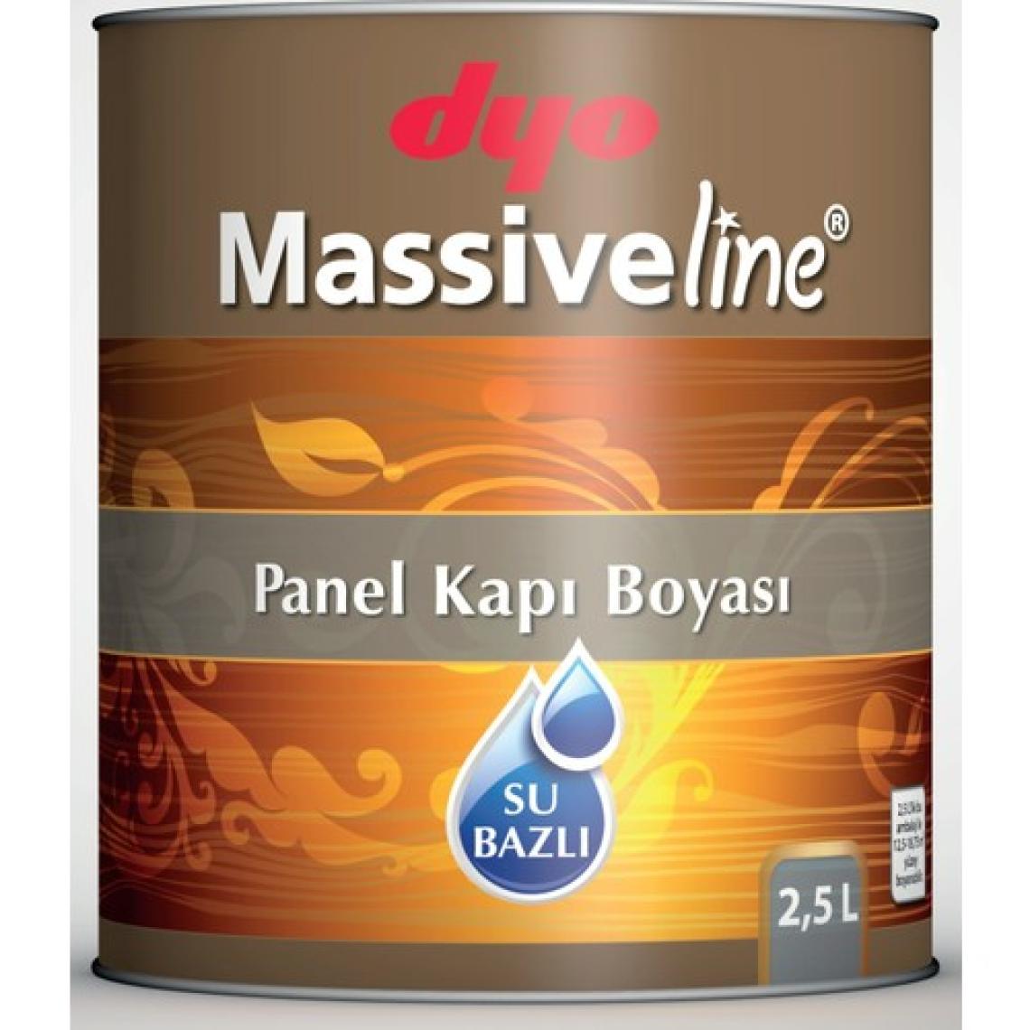 Dyo Massiveline Su Bazlı Panel Kapı Boyası 2,5Lt. Beyaz