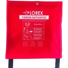 LOREX LR-FB1515C 1,5mt x 1,5mt Çantalı Yangın Battaniyesi