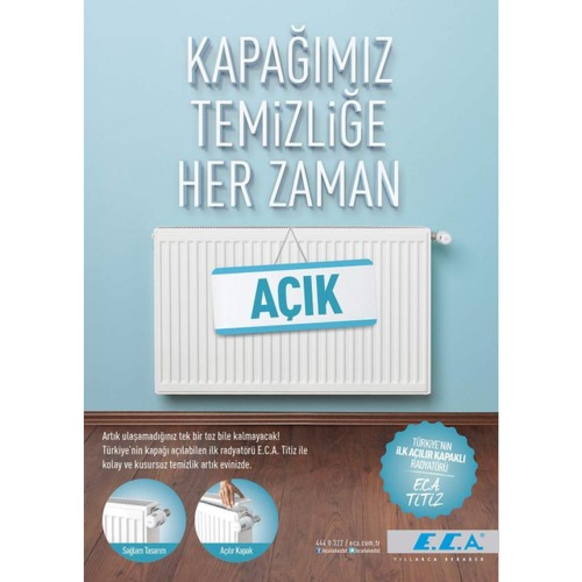 E.C.A  Tip 22 600 x 2000 Panel Radyatör (Kalorifer Petek)