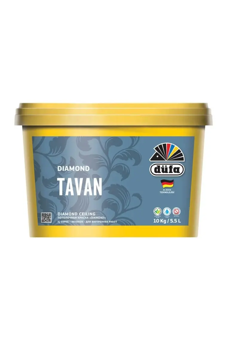 Düfa Diamond Mat Tavan Boyası Beyaz 10 kg