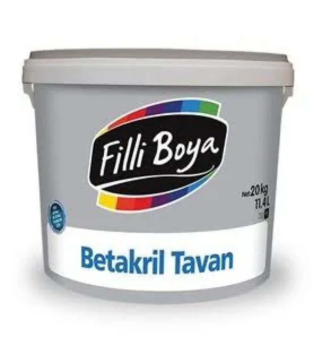 AlanSansli Filli Boya Betakril Tavan Boyası 1 kg Beyaz