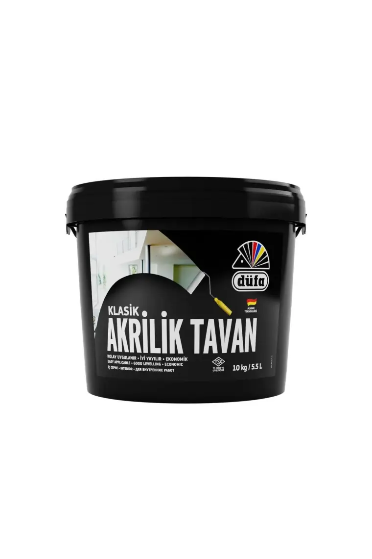 Düfa Klasik Tavan Boyası Akrilik Beyaz 10 kg